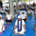 International Day Of Yoga Organized By Khowai District Administration.