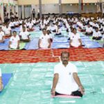 Governor Of Tripura Indrasena Reddy Nallu Inaugurates Sepahijala District Level 12th International Yoga Day Celebration.