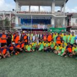 Agartala Press Club Hosts Friendly Football Match as Part of Sports Fest.