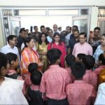 Union Minister For Women And Child Development Annpurna Devi Inspected Girls Unit-2 Of The Child Care Institution At Abhoynagar, Agartala.