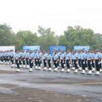 Raksha Mantri Reviews Combined Graduation Parade Of 217 Course At Air Force Academy, Dundigal.