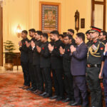 Officer Trainees Of Military Engineer Services Call On The President Of India.