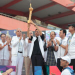 Union Minister Of Youth Affairs & Sports Dr Mansukh Mandaviya Leads Nationwide 80th Edition Of Fit India Sundays On Cycle Celebrating 100 Years Of Sathya Sai.
