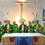 Bishop Lumen Monteiro Inaugurated New Parish.                   