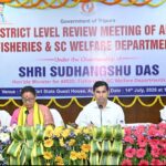 ARDD, Fisheries, SC Welfare Minister Sudhangshu Das At The Review Meeting Of Three Departments Thousands Of Rural Families Have Found Self-Reliance Through Various Government Projects.