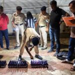 150 bottles Cough SyrupWith 4 Drug Peddlers By Tripura Railway Police In Agartala Railway Station.