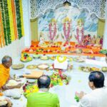 Chief Minister Dr. Manik Saha Inaugurates The Shri Shri Nirsingha Devata And Ram Janaki Temple.