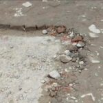 Road Repaired With Public Funds Damaged Within Just 15 Days, PWD Faces Questions.