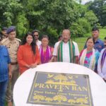Governor Of Tripura Indrasena Reddy Nallu Inspects Development Projects On Second Day Of Dharmanagar Visit.