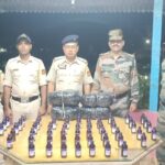 Sonamura Police Seize 20.500 KG DRY Cannabis & 60 Nos ESKUF,  Worth ₹ 2.40 Lakh.