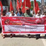 Protest Rally In Dharmanagar Over 10-Point Charter Of Demands; Memorandum Submitted To SDM.