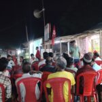 CPI(M) Holds Market Meeting At Lalchhara Bazar In Support Of August 10 ‘Jail Bharo’ Movement.