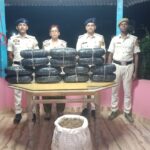 Sonamura PS, Seize 45.500 KG DRY Cannabis, Worth ₹ 9.10 Lakh.