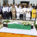 Governor Of Tripura Indrasena Reddy Nallu Pays Last Respects To Late Anurag, DGP.