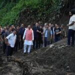 Union Minister Shri Shivraj Singh Chouhan Reaches Arunachal Pradesh; Aerial Survey Deferred Due To Bad Weather, To Spend Tuesday Among Flood-Affected Families After Conducting Aerial Review.