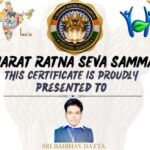 Baibhav Datta Continues His Remarkable Journey With Another National Honour.