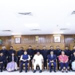 Newly Appointed TCS Officers Pay Courtesy Visit to  Governor of Tripura Indrasena Reddy Nallu.