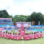 School Children Perform During The 80th Independence Day Celebrations At Assam Rifles Ground.