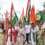 Dharmanagar Hosts Colorful ‘Har Ghar Tiranga’ Rally.