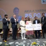Shriram Group Awards Scholarships To Class 10 Toppers From Govt School Across Telangana Constituencies.