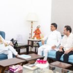 Chief Minister Of Tripura Dr. Manik Saha Meets With Union Home Minister Amit Shah.