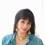 Tanishaa’s French Bangs Add A Touch Of Modern Glamour To Her Ethnic Look.