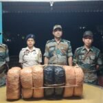 Sonamura PS, 81st BN BSF Jointly Seize 17 KG Of Dry Cannabis.