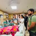 NSUI Visits Injured Student At GB Hospital, Raises Hostel Safety Concerns.