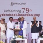 Vice-President Shri C. P. Radhakrishnan Participates In Hyderabad Liberation Day Celebrations In Telangana.