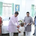 Chief Minister Of Tripura Dr. Manik Saha Visits Child Care Unit In Abhoynagar.