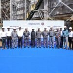 Keel Laying Of First Next Generation Missile Vessel (NGMV) For Indian Navy At Cochin Shipyard Limited, Kochi.