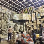 Durga Puja 2026 : Kolkata Baguiati Rail Pukur United Club Durga Puja Celebrating It’s 73rd Year Of Durga Puja With The Theme ‘Collage’ – A Durga Puja Pandal Made From Recycled Newspapers.