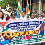 Congress Protest In Dharmanagar, Demands Immediate Arrest Of Chief Election Commissioner.