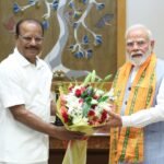 Governor Of Tripura Indrasena Reddy Nallu Called On The Prime Minister Narendra Modi.