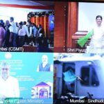 Union Railway Minister Ashwini Vaishnaw And Union Commerce & Industry Minister Piyush Goyal Flag Off New Train Service From CSMT, Mumbai To Sawantwadi Road.