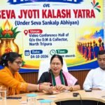 Press Conference On ‘Seva Jyoti Kalash Yatra’ In North Tripura.