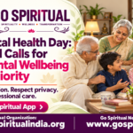 Go Spiritual Calls For Making Mental Wellbeing A Family Priority On World Mental Health Day.