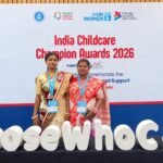 Two CINI Childcare Workers From Sundarbans Receive National Recognition At The India Childcare Champion Awards In New Delhi.