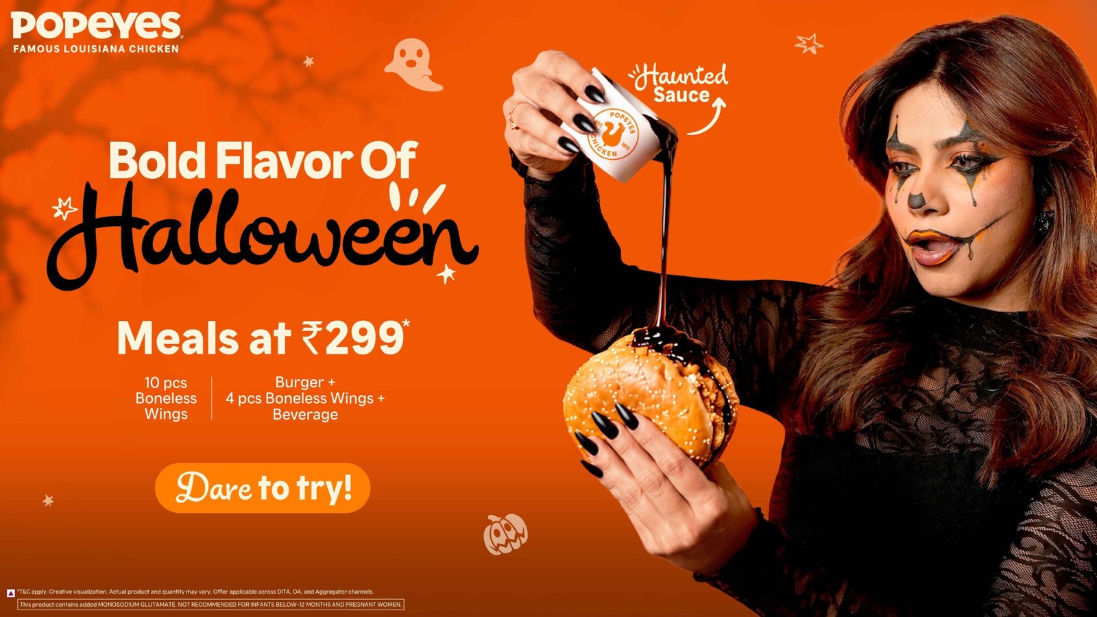 Popeyes® India Unveils Limited-Edition Halloween Menu Featuring Its Viral Black ...