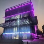Ramkrishna CARE Cancer Institute Lights Up In Pink For Breast Cancer Awareness.