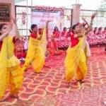 Invocation Of The Goddess In Agomoni Melodies: Dharmanagar Town Kalibari Resonates With Festive Spirit Through Dance And Music.
