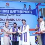 Tripura 9% Drop In Road Accidents And 15% Decline In Fatal Crashes : Chief Minister Of Tripura Dr. Manik Saha At Safety Equipment Distribution Programme.