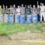 Major Anti-Drug Operation : Sonamura PS, 81th BN BSF & 11th BN TSR Tripura Seize 327.700  KG DRY Cannabis, Worth ₹  1,63,85,000.