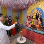 Durga Puja 2026 : Chief Minister Dr. Manik Saha Inaugurates Durga Puja Pandal Organized By Vivekananda Township.