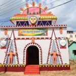 Durga Puja 2026 :  South Indranagar Social Organization’s Goddess Durga Idol And Puja Pandal.