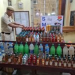 Major Anti-Drug And Anti-Liquor Operation By Police In Sabroom: Huge Quantity Of Alcohol Seized.