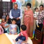 Union Minister Jitendra Singh Inaugurates Workplace Creche And Blood Donation Camp At Kartavya Bhawan-3, New Delhi.