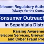 TRAI Organises Consumer Outreach Programme In Sepahijala To Raise Awareness On Telecom Services, Grievance Redressal And Cyber Fraud Prevention.