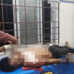 Three Injured In Head-On Collision Between Bike And Tuk-Tuk In Dharmanagar.