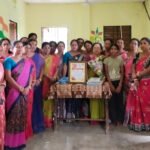 Khowai ICDS Project Bids Emotional Farewell To Supervisor Arati Biswas Roy Chowdhury.